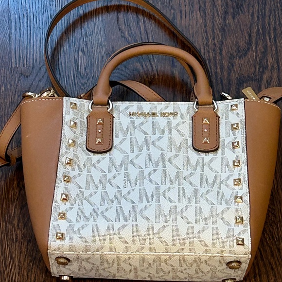 Michael Kors Studded Satchel - Picture 2 of 8